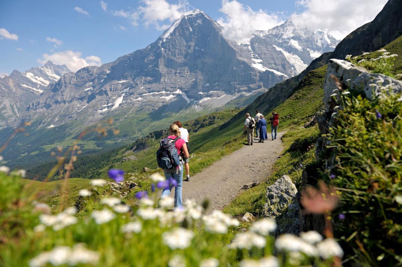 Luxury, New - Amazing Views Grindelwald Eiger Jungfrau Moench Lejlighed Eksteriør billede